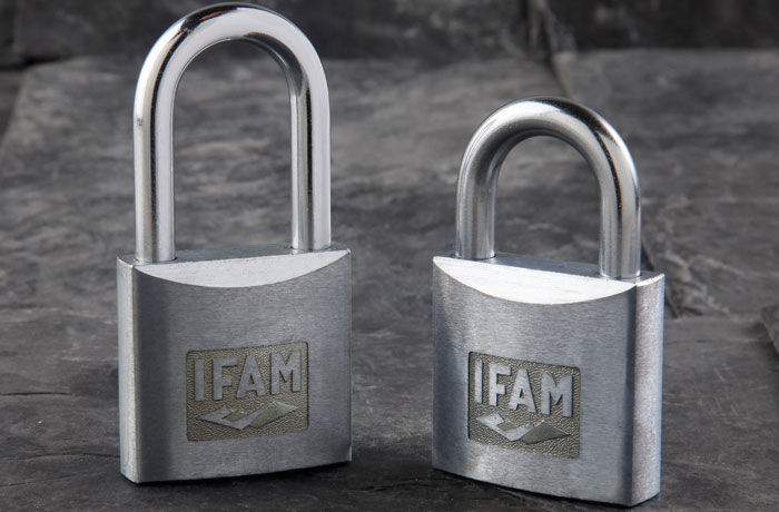 IFAM TOP PADLOCK 100% STAINLESS FOR HIGH LEVEL SECURITY IN TOUGH CONDITIONS. 
