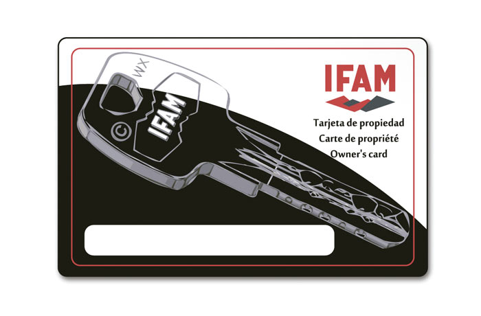 Clé supplémentaire cylindre sécurité F6S - IFAM