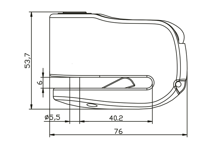 IFAM, Antirrobo Moto con Alarma Storm Lock